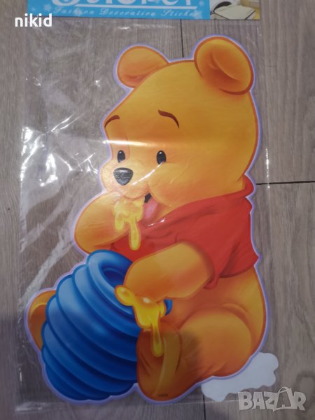 Мечо пух самозалепващ стикер лепенка за стена и мебел, снимка 1