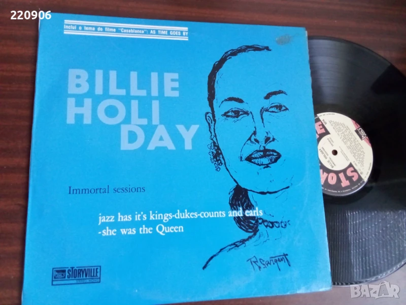 Плоча Billie Holiday - Immortal Sessions, снимка 1