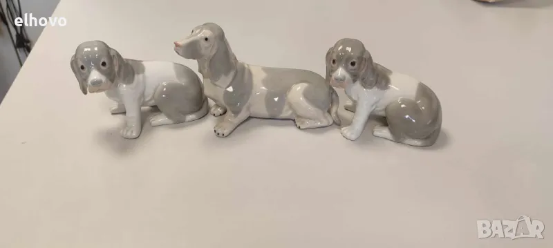 Порцеланови фигурки, кученца, снимка 1