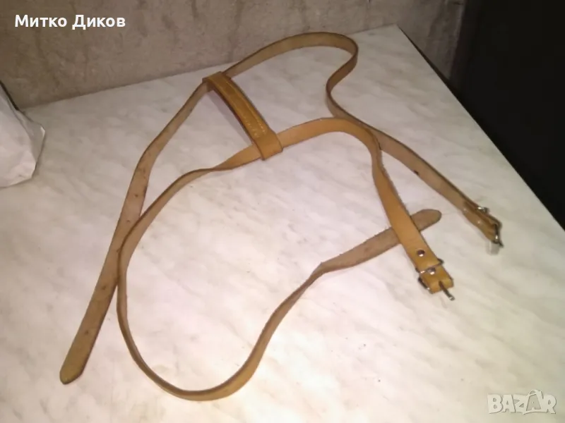 Кукерски колани два в един по 100см и на 20мм могат и пооделно естествена кожа, снимка 1