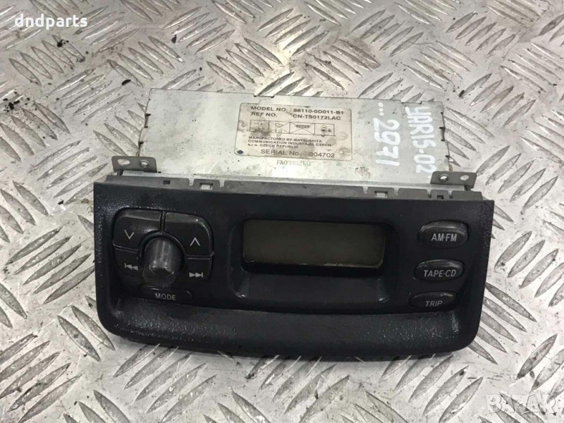 Панел Aудио система Toyota Yaris 2003г., снимка 1