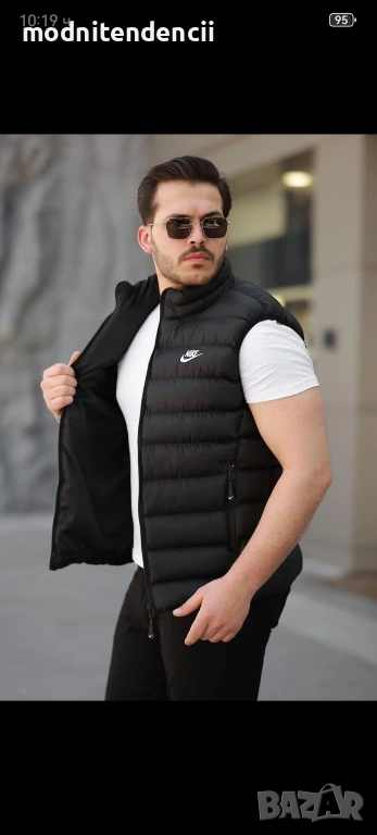 мъжки елек в черно , снимка 1