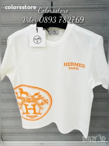  Мъжка луксозна тениска Hermes/IM55b, снимка 1