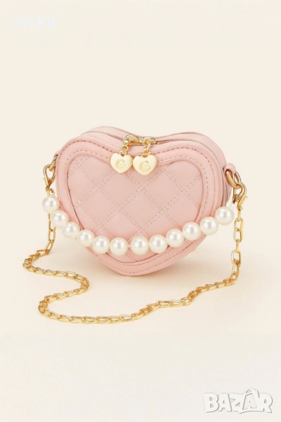 Детска чанта във формата на сърце, вдъхновена от Petite Fleur, снимка 1