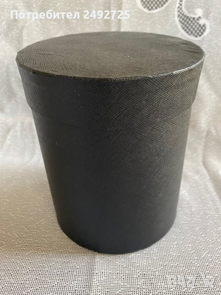 Кутия ,черна, за подарък , снимка 1