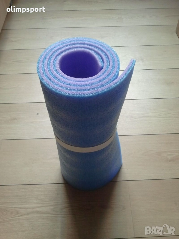 Постелки за йога – к-т от 10 бр.  – 180х50х1 см – материал – полиетилен , снимка 1