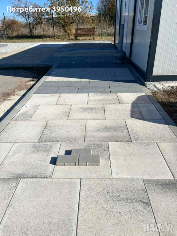 Паваж Nardo, 20x10x4см, цвят: сив - #Земелрок, снимка 1