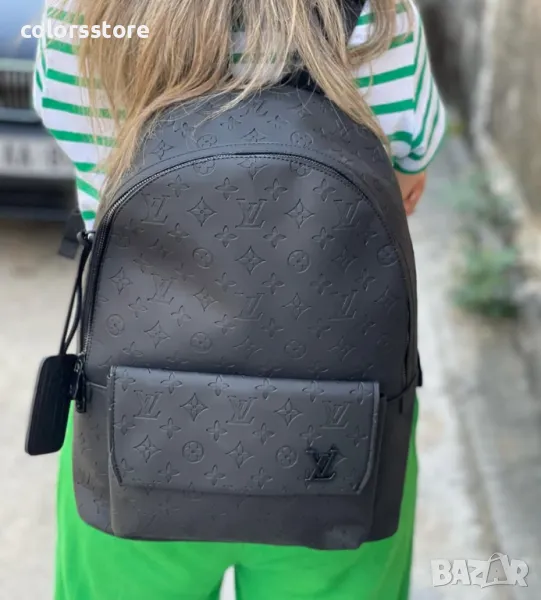 Черна раница  Louis Vuitton код VL69, снимка 1