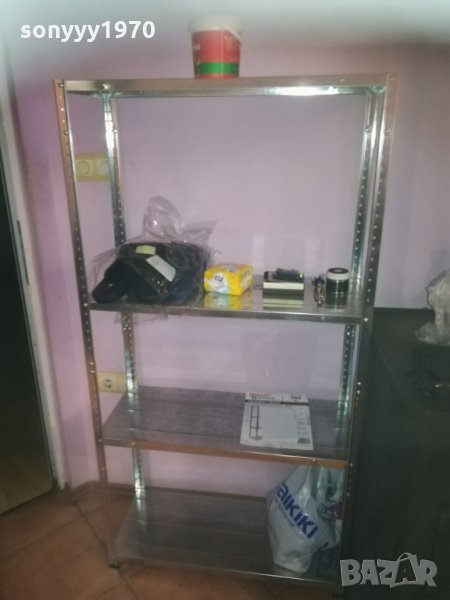 метален стелаж 150х75х30см-200кг-нов, снимка 1
