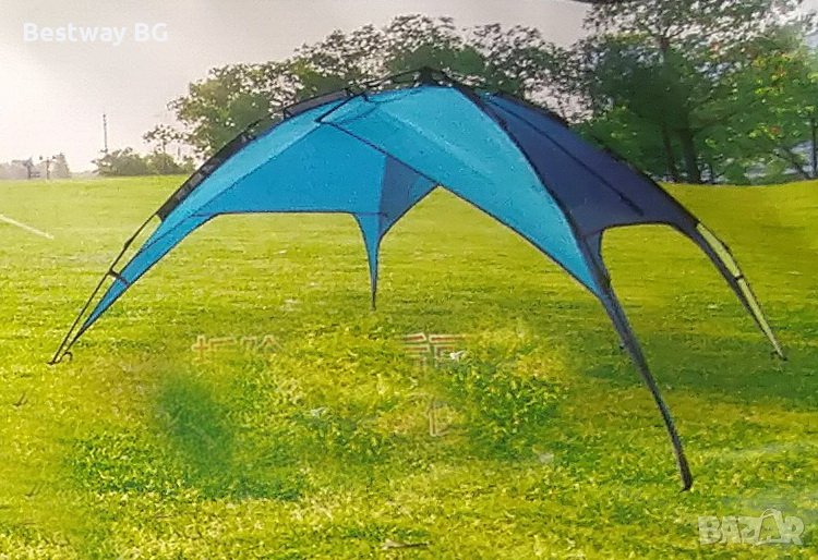 Палатка шатра четириместна тента с палатка за риболов и плаж ( нова стока ), снимка 1
