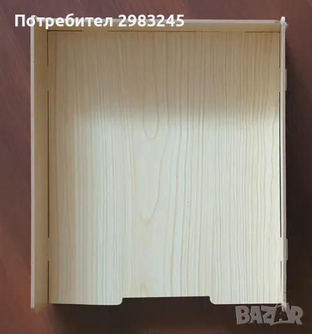 Дървен органайзер за бюро , снимка 3 - Други стоки за дома - 49331460
