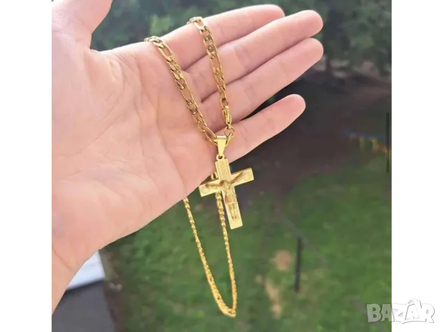 Мъжки ланец, снимка 2 - Колиета, медальони, синджири - 50438622