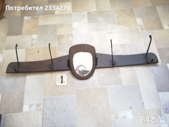 Стари закачалки,дървени ръчно изработени., снимка 3 - Закачалки - 36866927