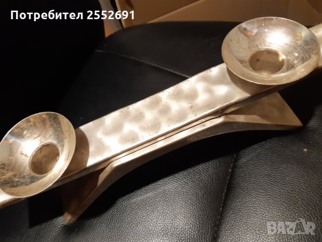 Свещник , снимка 2 - Антикварни и старинни предмети - 29555693