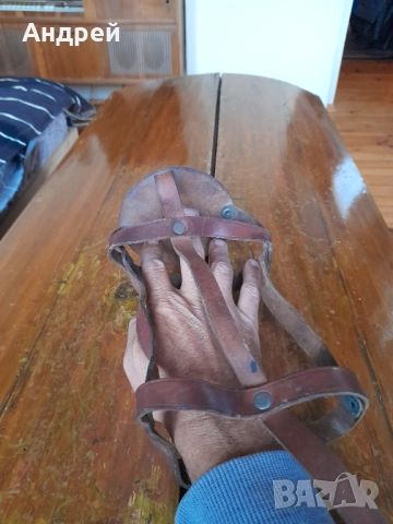 Стар кожен калъф за бутилка, снимка 3 - Други ценни предмети - 52212034