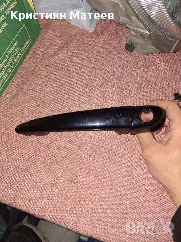 Лява външна дръжка + капачка на ключалка BMW e46 купе