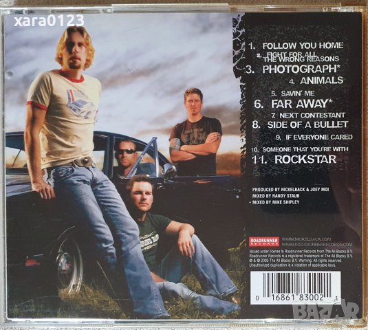 Nickelback – All The Right Reasons, снимка 2 - CD дискове - 44309932