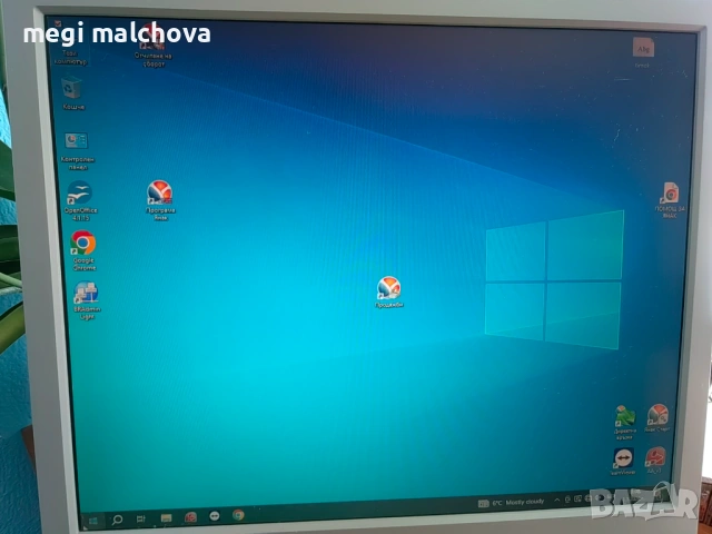 Настолен копютър HP с иснталиран windows 10, снимка 4 - Работни компютри - 54212147