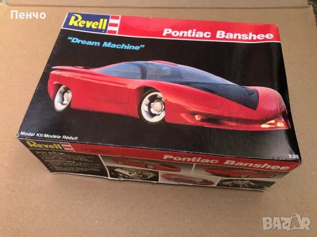 стара количка за сглобяване "PONTIAC BANSHEE" -1:25 - 1989г., снимка 1