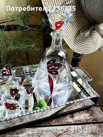 Комплект Palda Bohemia, снимка 6 - Антикварни и старинни предмети - 51706559