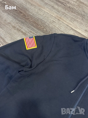 Ново с етикет!Мъжко горнище Alpha Industries c NASA размер ХЛ , снимка 3 - Суичъри - 52404787