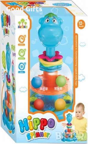 Образователна играчка Пумпал Хипопотам, снимка 2 - Образователни игри - 39516110