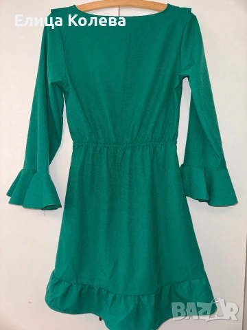 Дамска рокля в зелено, снимка 2 - Рокли - 54126838