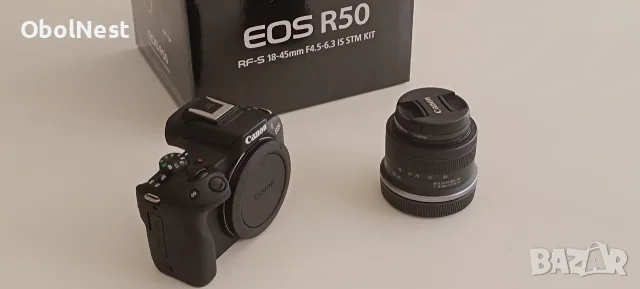 Canon EOS R50 + RF-S 18-45mm - гаранция още 1 година