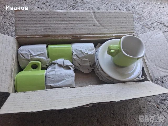 Комплект чаши с чинийки