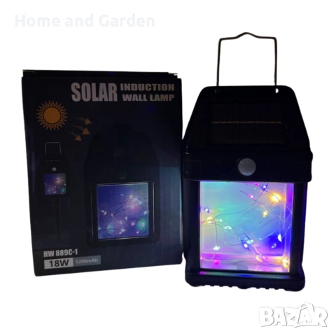 Градинска соларна лампа Fairy Lights HW-889C-1 – мека, цветна светлина, снимка 4 - Соларни лампи - 53936736