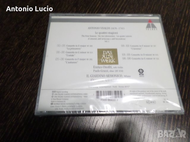 Vivaldi Le Quatro Stagioni, снимка 2 - CD дискове - 38862480