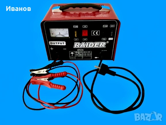 Ново Зарядно за акумулатор RAIDER RD-BC11 / 3.5 A, 25-135 Ah, снимка 2 - Друга електроника - 53926632