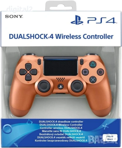 Джойстик за Playstation 4 DualShock 4 Metallic Copper , 2 г гаранция, снимка 4 - PlayStation конзоли - 53262349