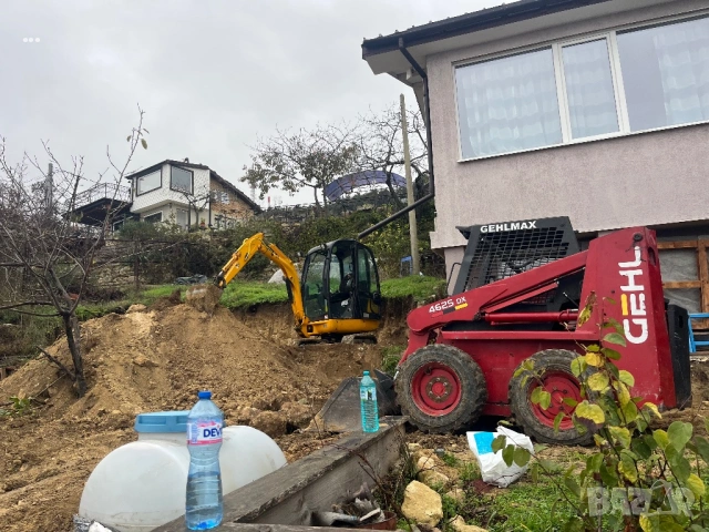 Услуги с мини багер 2 т./ челен товарач 2.5 т./ самосвал 3.5 т., снимка 7 - Други услуги - 53988702