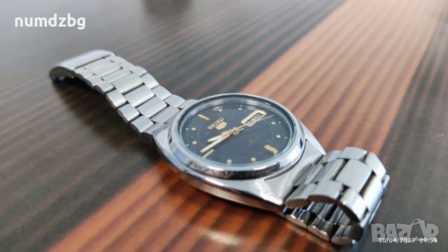 Seiko 5 оригинал автентичен, снимка 5 - Мъжки - 36607697