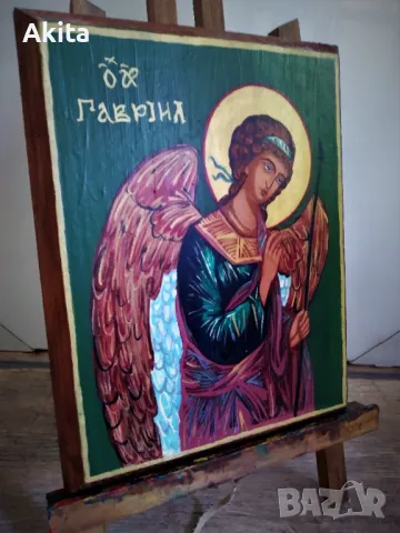 Икона на  Архангел Гавраил, снимка 2 - Икони - 41665093