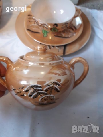 Японски сервиз от фин костен порцелан , снимка 10 - Сервизи - 31874564