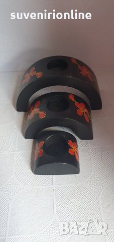 Комплект свещници , снимка 4 - Декорация за дома - 30532001