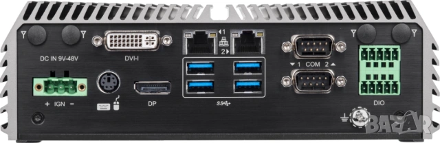 • Индустриален Rugged мини компютър i5-6300u/8GB RAM/250GB SSD/RAID/6X RS232/2x LAN/WiFi/9-48V, снимка 5 - Работни компютри - 54351637