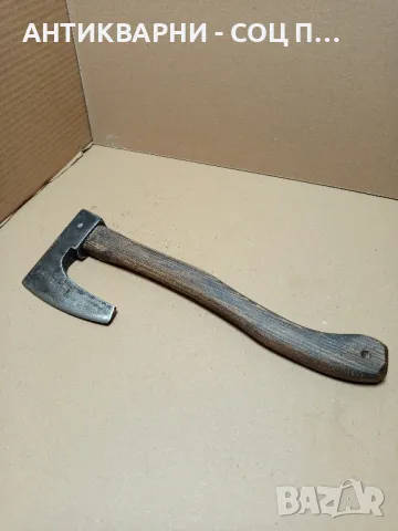 Соц Стара Ръчно Кована Ловно Рибарска Брадвичка Номер 2. Тегло 0.680кг., снимка 2 - Антикварни и старинни предмети - 50436482