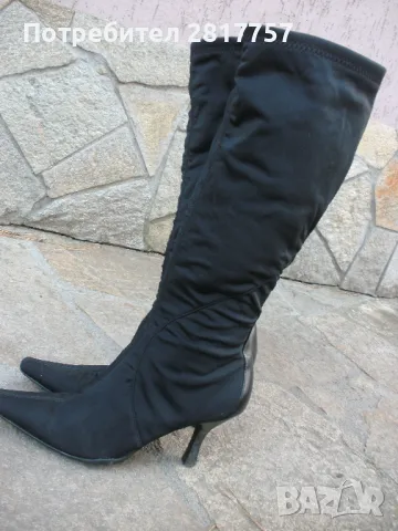 Дамски ботуши с висок ток - елегантни Nine West !, снимка 6 - Дамски ботуши - 48339131