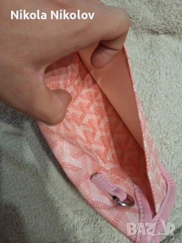 Goyard Sakura Rose Pink Wallet, снимка 6 - Портфейли, портмонета - 51228204