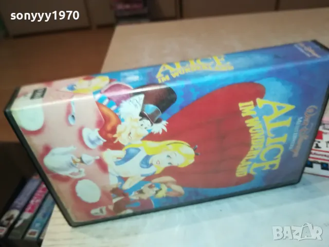 ALICE IM WUNDERLAND-VHS VIDEO TAPE 0102251719, снимка 2 - Други жанрове - 48920454
