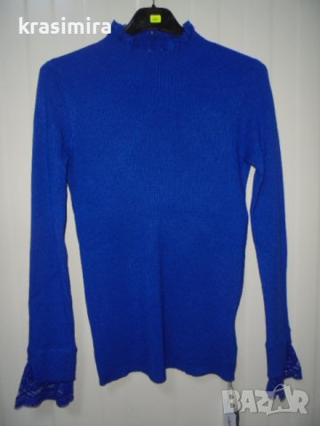 меки блузки с дантелка в осем цвята, снимка 16 - Блузи с дълъг ръкав и пуловери - 38727206