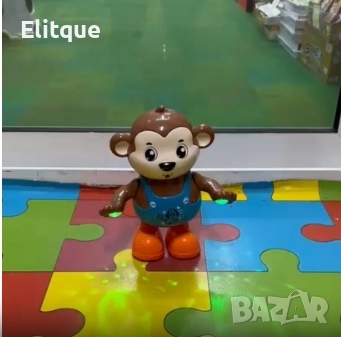 Танцуваща Маймунка със Звук и Светлина