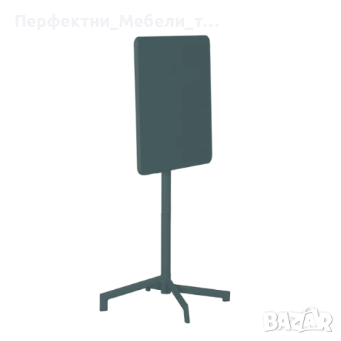 Комбинирана сгъваема трапезна и бар маса 60/60 см. за тераса,балкон,градина,парк,заведение,басейн, снимка 5 - Градински мебели, декорация  - 50601288