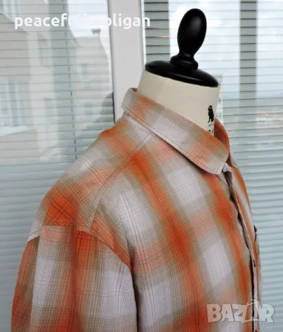 Jack Wolfskin  Outdoor - мъжка карирана риза за спорт туризъм и планина размер XL , снимка 7 - Ризи - 49782155