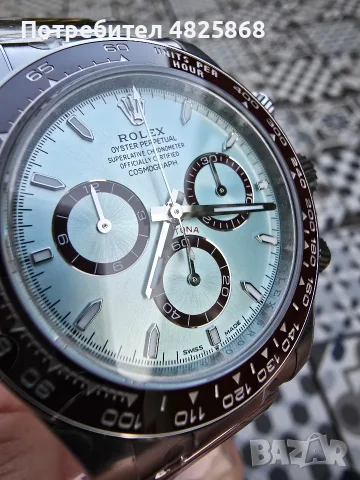 Rolex Daytona 126506 VSF 1:1 Best Edition Ice Blue Dial (Weighted)., снимка 6 - Луксозни - 56136524
