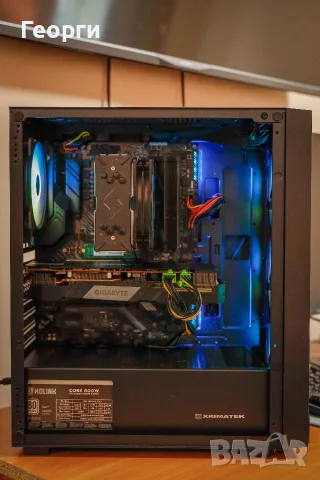 Геймърски компютър R7 2700X / 5700 XT / 16GB RAM / 480GB SSD, снимка 2 - Геймърски - 56126527