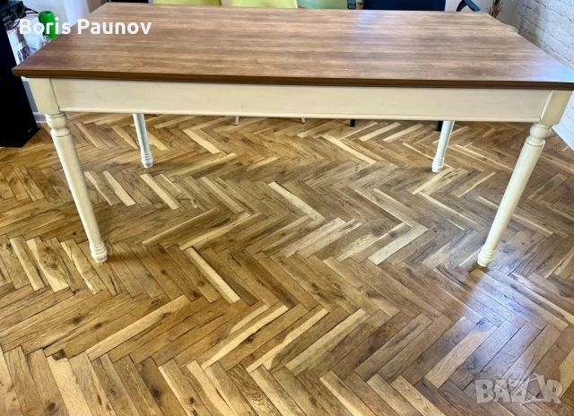 Трапезна маса 160/80, снимка 2 - Маси - 51343285